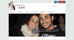 Desktop Screenshot of cenacologam.it